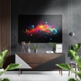 Colors of Space Brushed Aluminum Dibond Wall Art.